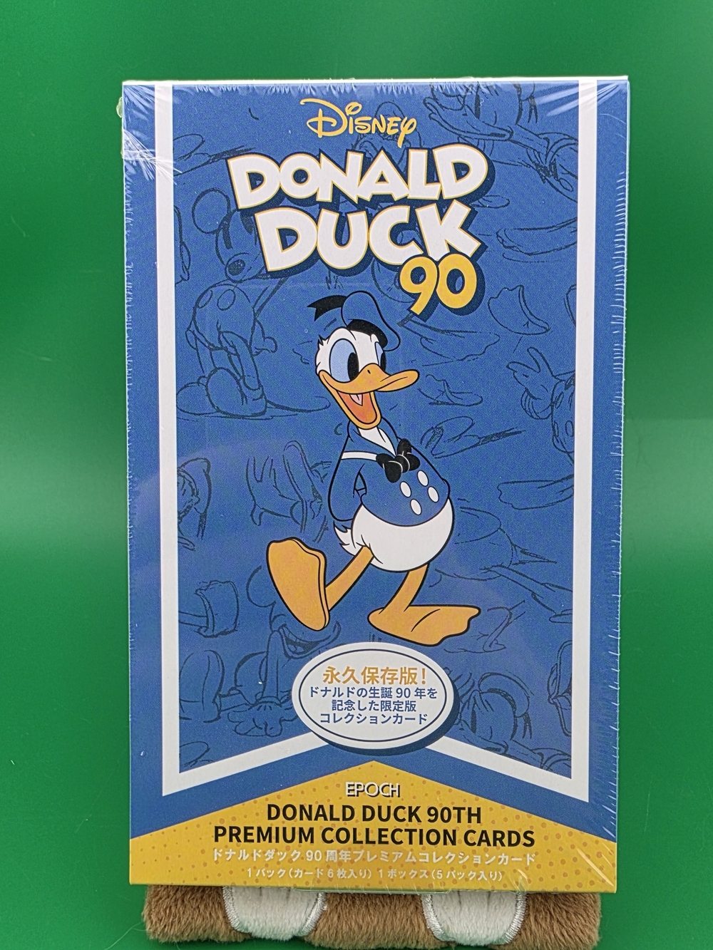 Disney Donald Duck 90th Premium Collection Card Box 5 Packs EPOCH 2024 Sealed